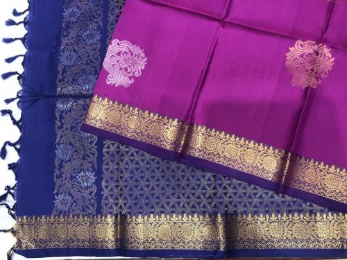 SOFT SILK SAREE WITH BLOUSE